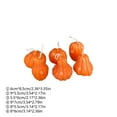 thumbnail image 3 of Boovnll Halloween Pumpkins, 6Pcs Artificial Hanging Pumpkins Halloween Fall Decoration Pumpkin Decor for Indoor Outdoor Home Thanksgiving Halloween Party Supplies, Halloween Decorations - Orange, 3 of 6