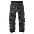 thumbnail image 6 of TRGPSG Men's Fleece Lined Hiking Pants Outdoor Cargo Pants Casual Work Ski Pants with 8 Pockets(No Belt),E Camo 36x32, 6 of 6