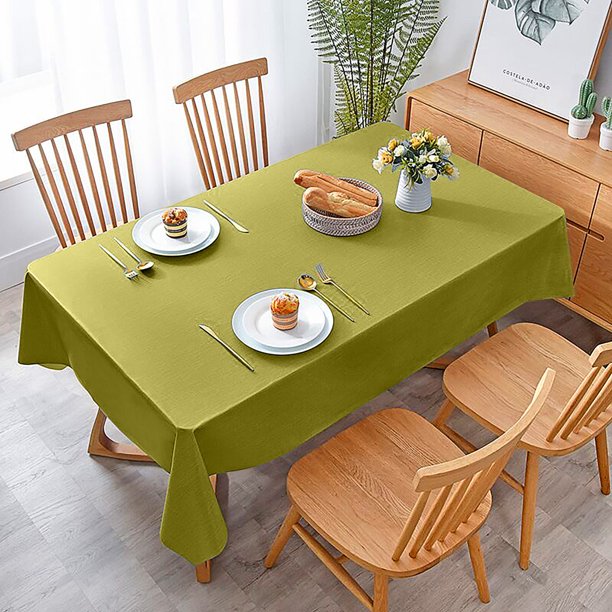 Mantel desechable de plástico de 108x54 pulgadas para barbacoa, fiesta, boda, exterior, mantel de una sola vez Wmkox8yii HFSH4896