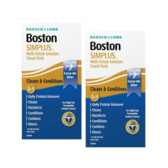Bausch & Lomb Boston Simplus Multi-Action Solution Travel Kit 1 Each (Pack of 2)