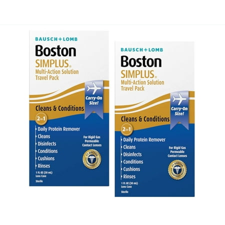 Bausch & Lomb Boston Simplus Multi-Action Solution Travel Kit 1 Each (Pack of 2)