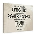 thumbnail image 6 of Scripture Walls Psalm 15:2-3 Righteousness Scripture Bible Verse Canvas Christian Wall Art Ready to Hang Unframed, 6 of 7