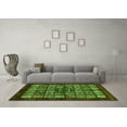 thumbnail image 3 of Ahgly Company Indoor Rectangle Abstract Green Modern Area Rugs, 5' x 8', 3 of 4