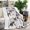 Dog Pattern, variant on Dog Pattern with Hearts Blanket,Comfortable Soft Flannel Throw Blanket,All Season,Warm Lightweight Blankets for Sofa Bed Couch Living Room Chair,50"x60"(130x150cm)