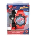 thumbnail image 5 of Marvel Spider Man Boy's Flashing LCD Silicone Watch With Survival Band 2 Piece Set, 5 of 6
