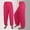 Hot Pink Womens Full Length Pants, variant on Stylish Fashion Women's Elastic Loose Relaxed Cotton Soft Yoga Active Sports Dance Pants Comfy Holiday Female Dressy Fashion Hot Pink 12