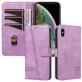 thumbnail image 1 of Phone Case for iPhone XS MAX Magnetic PU Leather Card Slots Durable Wallet Cover, 1 of 5