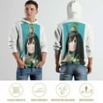 thumbnail image 6 of Tsuyu Asui Unisex Sweatshirts Loose Pullover Sweater Hooded Hoodie 3D Printing Jacket Winter Fall Clothes 6XL, 6 of 7