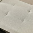 thumbnail image 7 of Leumius Sleeper Sofa Chair Bed 3 in 1 Convertible Bed Chair with Adjustable Backrest Linen Sleeper Chair Pull-Out Sofa Bed for Small Spaces,Living Room,Beige, 7 of 7