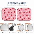 thumbnail image 6 of Balery 2 Piece Strawberry and Ladybugs Car Windshield Sun Shade|Foldable Front Windshield Shade for Car Front Window for Most Sedans SUV Truck-Medium, 6 of 7
