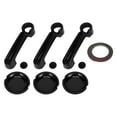 thumbnail image 1 of Conjunto de cubiertas para manijas de puertas exteriores Unique Bargains, trim decorativo para Jeep Wrangler JK 2DR 2007-2017, ABS, negro, 1 juego, 1 of 6