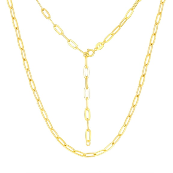 Brilliance Fine Jewelry Paperclip Chain for Charms in Sterling Silver