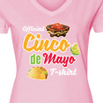 thumbnail image 4 of Inktastic Cinco De Mayo Official Tshirt Funny Pun with Taco Salso and Lime Women's V-Neck T-Shirt, 4 of 5
