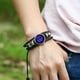 thumbnail image 3 of Fiudx Pulseras para Hombre y Mujer: Pulsera de Cuerda de Cuero de Las Doce Constelaciones, 3 of 7