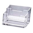 thumbnail image 2 of Clear Business Card Holders Organizer for Desk Office Name Card, 2 of 7
