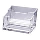 thumbnail image 3 of Organizador Transparente para tarjetas de visita shamjiam 2 compartimentos Pack de 2 Unidades, 3 of 8