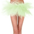 thumbnail image 2 of MSJUHEG Mardi Gras Skirt Mardi Gras Skirts for Women Mardi Gras Outfit for Women Adult Tulle Skirt 6 Layered Tutu Mini Ball Gown Skirt Women Classic Princess Fluffy Ballet Skirts Mint Green L, 2 of 4
