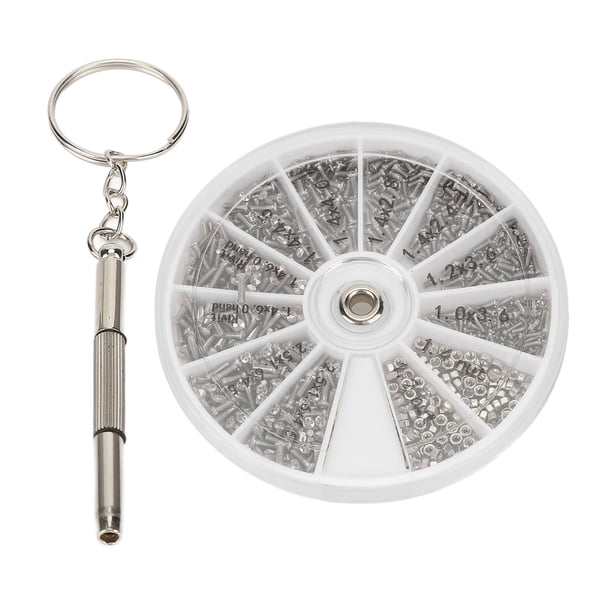 Juego de tornillos en miniatura Jadeshay surtido de tuercas y tornillos de acero inoxidable 600 piezas