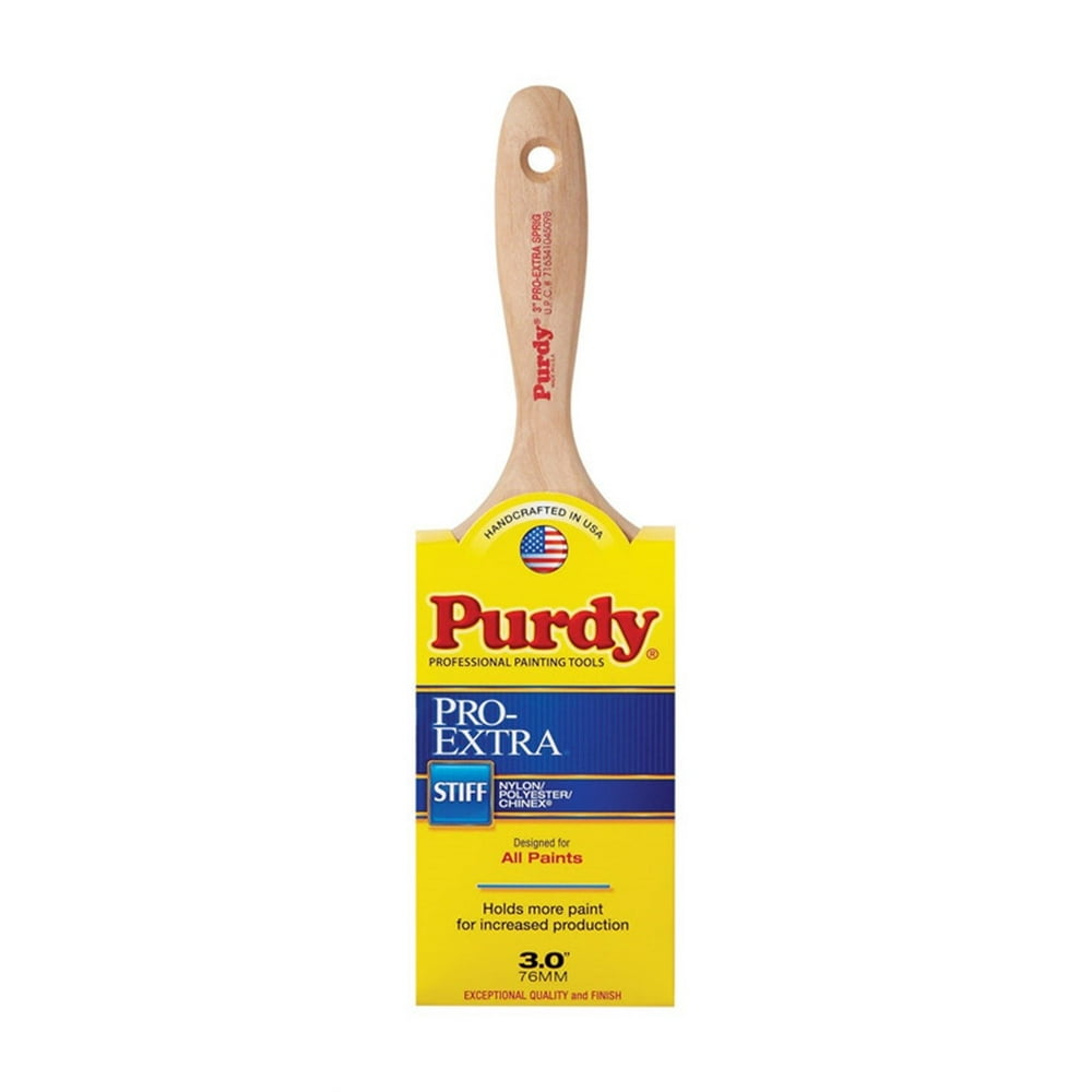 Purdy ProExtra Sprig 3 in. W Stiff Flat Trim Paint Brush