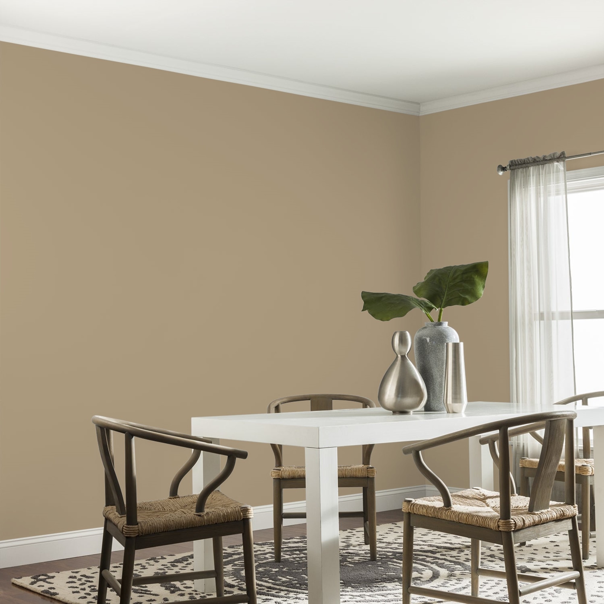 Glidden HEP Stony Creek / Beige, Eggshell Interior Paint with Primer, 1 Gallon