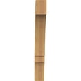 thumbnail image 2 of Ekena Millwork 3 1/2"W x 16"D x 28"H Balboa Smooth Knee Brace, Western Red Cedar, 2 of 13
