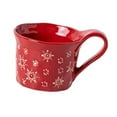 thumbnail image 4 of 1 pieza de vajilla navideña, regalo de vajilla navideña para mesa de fiesta festiva Taza roja, 4 of 8
