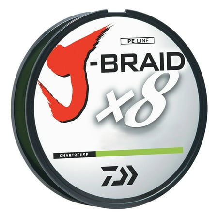 UPC: 0043178132043 | Daiwa J-Braid Chartreuse Fishing Line 330 Yards 30lb Test
