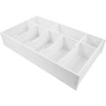 thumbnail image 4 of KAKOWELY money saving organizer Cash Drawer Tray with Coin Organizer Money Tray Cash Insert Tray Portable Currency Compartment Storage Box Organizer for Bill Currency, 4 of 5