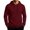 Wine&03#0805N, variant on Fabrcox Hoodie for Men Fleece Lined Oversized Solid Color Hooded Sweatshirts Mens Drawstring Fall Winter Warm Athletic Long Sleeve Men's Pullover Shirts with Kangaroo Pocket Blue M