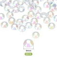 thumbnail image 2 of Uxcell 6000 Pcs Clear Resin Flatback Rhinestone SS16 4mm Resin Rhinestones for Crafts DIY Design, 2 of 4