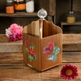 thumbnail image 3 of The Pioneer Woman Spring Bouquet 4-Section Acacia Wood Utensil Holder, 3 of 13