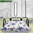thumbnail image 6 of Yuyamidu Blue Sea Turtle Golf Cart Seat Covers with Pockets Tropical Hibiscus Golf Seat Covers for Cart for 2 Passenger Seats Soft Club Car Accessories Protect Your Golf Carts, 6 of 7