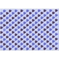 thumbnail image 1 of Ahgly Company Indoor Rectangle Patterned Heavenly Blue Area Rugs, 2' x 3', 1 of 6