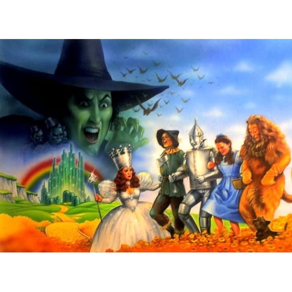 Diamond Painting Kits for Adults, The Wizard of Oz 5D DIY Diamond Art Kits Full Drill Diamond Dots for Gift Wall Decor and Relaxation Gem Arts 12x16 inch