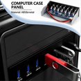 thumbnail image 2 of 7 Port Usb 3.0 Hub 5gbs 5.25inch Cd-rom Drive Bay Cd Rom Front Panel For Computer Case+usb 3.0 19-p, 2 of 5