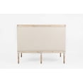 thumbnail image 4 of HomeRoots Decor Distressed Wooden Frame Loveseat With Fabric Upholstery, Tan Brown, 4 of 5