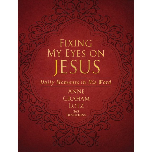 Libro Fixing My Eyes on Jesus HarperCollins Devocional Diario 365 Dias Ingles