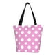 thumbnail image 1 of Balery Purple And White Polka Dot Bolsa de Hombro con Diseño, Bolsa Grande y Duradera, Bolsa Versátil para Compras, 1 of 6