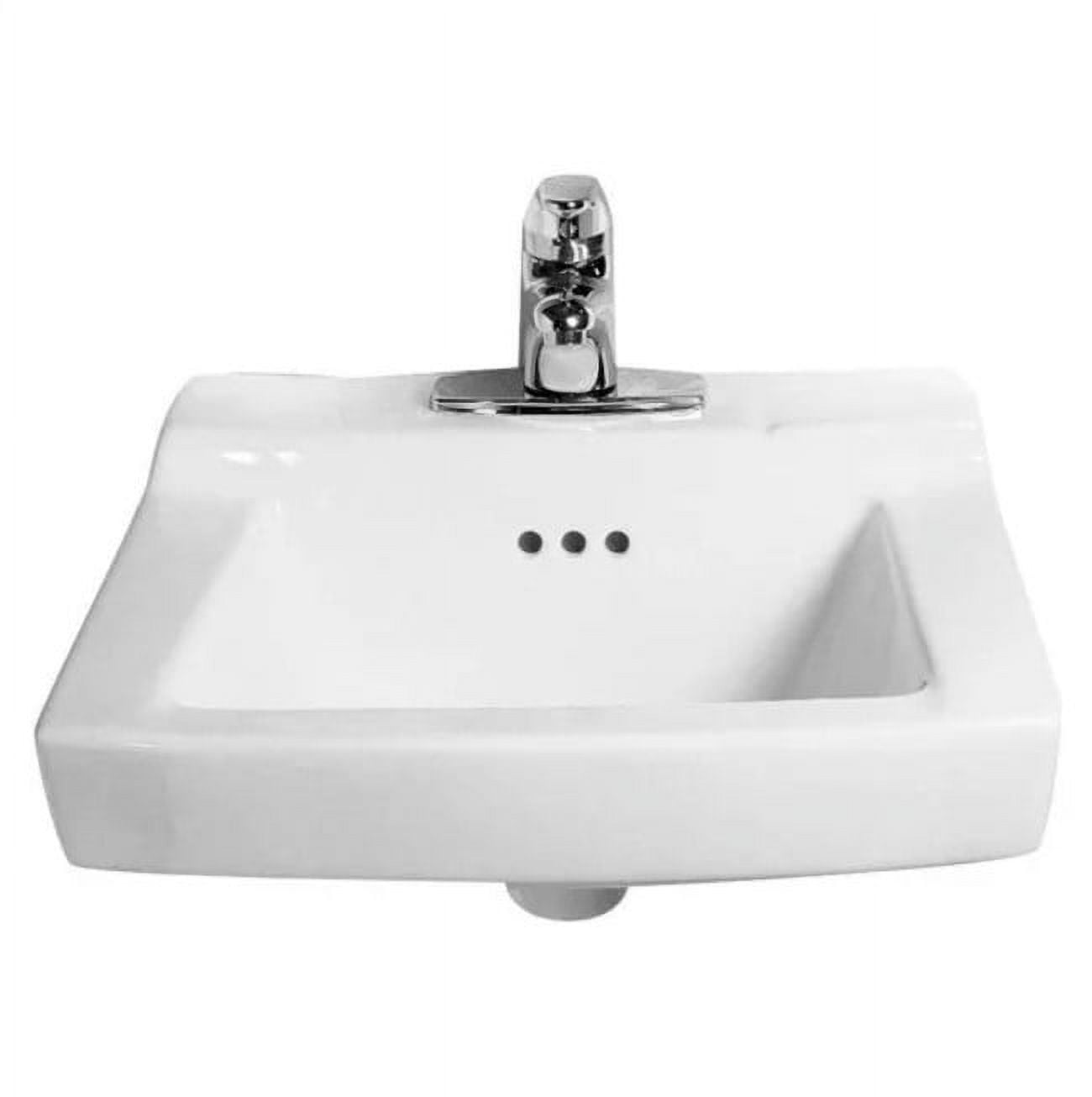 American Standard Comrade Wall-Mounted Bathroom Sink for Wall Hanger in White