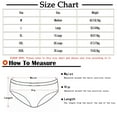 thumbnail image 2 of Butt Lifting Panties Women's High Slit Satin Lace Underwear Breathable and Lightweight Bow Knot Hollow Low Waist Pants Cotton Womens Underwear XL, 2 of 4