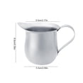 thumbnail image 1 of Sonew Milk Frothing Pitcher Stainless Steel Frothing Pitcher Jug for Coffee Cream,Milk Frothing Pitcher, Stainless Steel Frothing Pitcher, 1 of 8