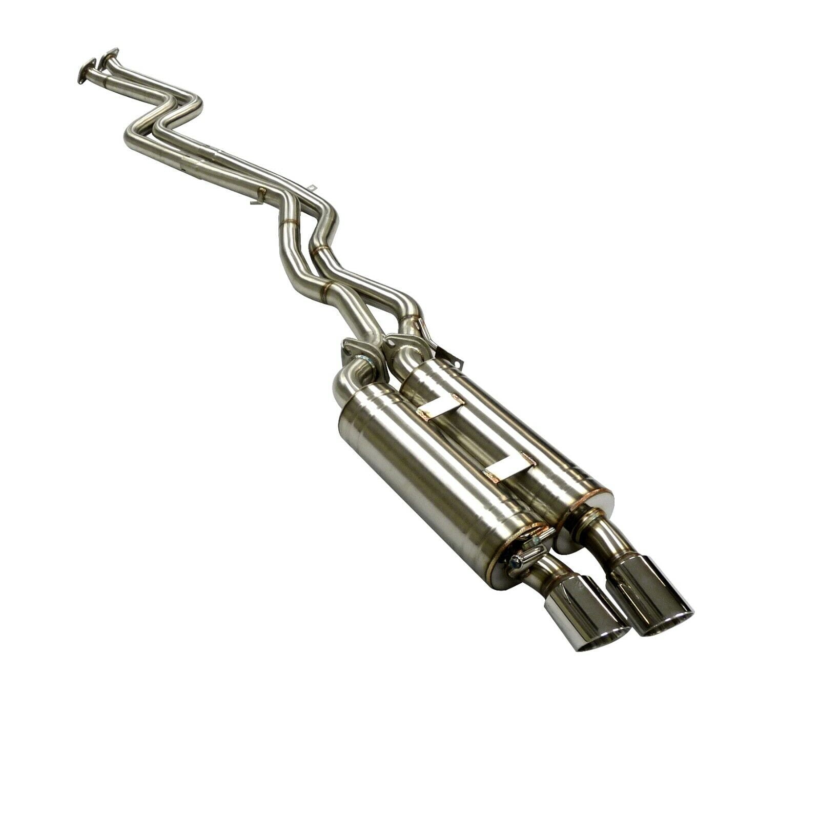 Stainless Steel Catback Exhaust Fitment For 20092016 BMW Z4 E89 N52B 2.5L By Becker