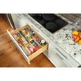 thumbnail image 3 of Rev-A-Shelf 4SDI-24 22" 3-Tier Wooden Spice Drawer Organizer Insert, Maple, 3 of 9