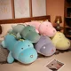 thumbnail image 2 of Peluche de dinosaurio tanystrofeus para niños y niñas, peluche de dinosaurio lindo, azul, verde, rosa, regalo de Navidad, cumpleaños2429, 2 of 5