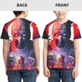 thumbnail image 4 of Terrifier Youth T-Shirts Graphic Shirts Blouse For Teen Boys Girls Casual Short Sleeve Tee Tops X-Small, 4 of 6