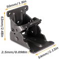 thumbnail image 1 of QUETO 4 Pack Folding Brackets, Folding Self-Locking Hinges Locking Extension Bracket Bracket, 1 of 5