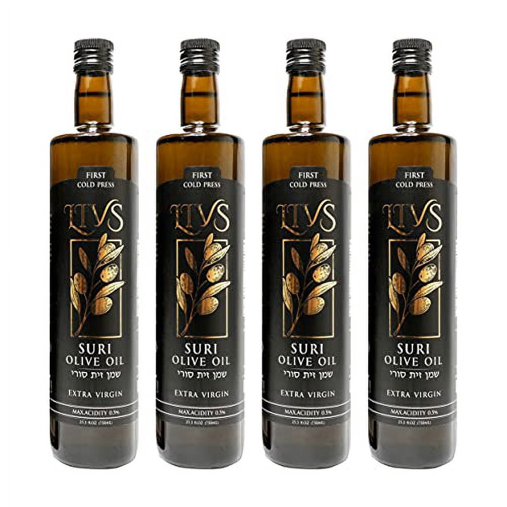 LIVS Suri Blend Extra Virgin Olive Oil – 750ml |Pack of 4| – First Cold Pressed, Unfiltered, Mediterranean Robust Flavor