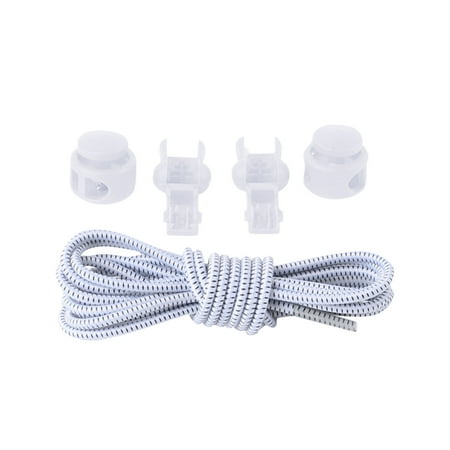 

HSMQHJWE Flat Shoe Laces Round Shoelaces 36 Elastic Shoe Laces No Tie Adjustable Tieless Rubber Shoelaces For Sports Shoes Tan Shoelaces 40