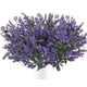 thumbnail image 1 of Decoración de flores artificiales 2 piezas de lavanda planta artificial plantas de balcón planta verde flores artificiales flores de plástico para jardín en maceta balcón W, 1 of 5