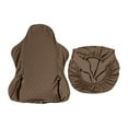 thumbnail image 3 of veasfak Office Gaming Chair Cover Set Dustproof Stretchable Water Repellent Washable Coffee, 3 of 9